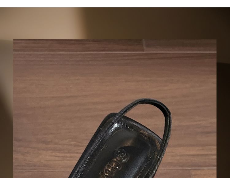 Slingback Toe Satin Bow High Pointed Sandals Heel