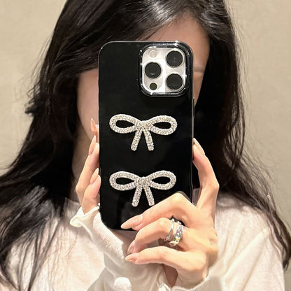 Rhinestone Phone Case Bow