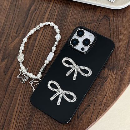 Rhinestone Phone Case Bow