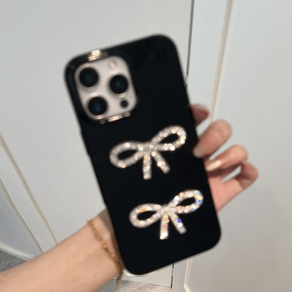 Rhinestone Phone Case Bow