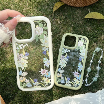 Transparent Phone Case Floral