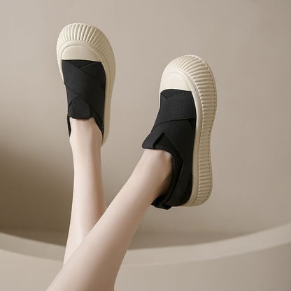 Sample Platform Mesh Slip-On Sneakers
