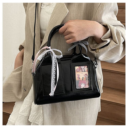 Sample Faux Leather Crossbody Bag