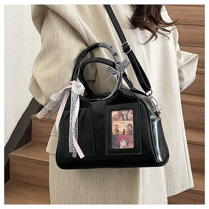 Sample Faux Leather Crossbody Bag