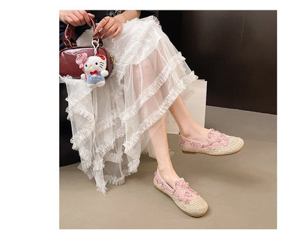 Slip-Ons Floral Espadrille Mesh