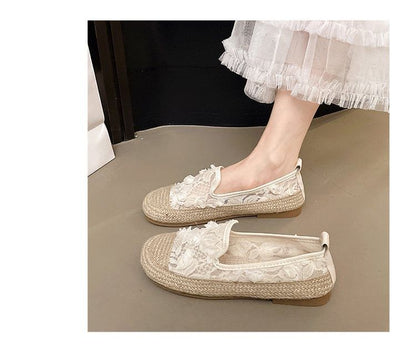 Slip-Ons Floral Espadrille Mesh