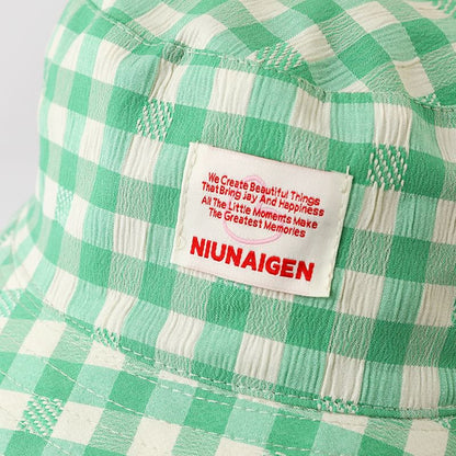 Plaid Applique Boonie Hat