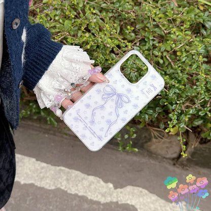 Bow Print Phone Case / Phone Strap / Set