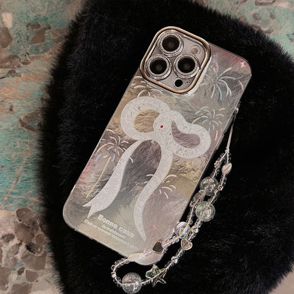 Phone Set Print Case / Bead Snake Strap