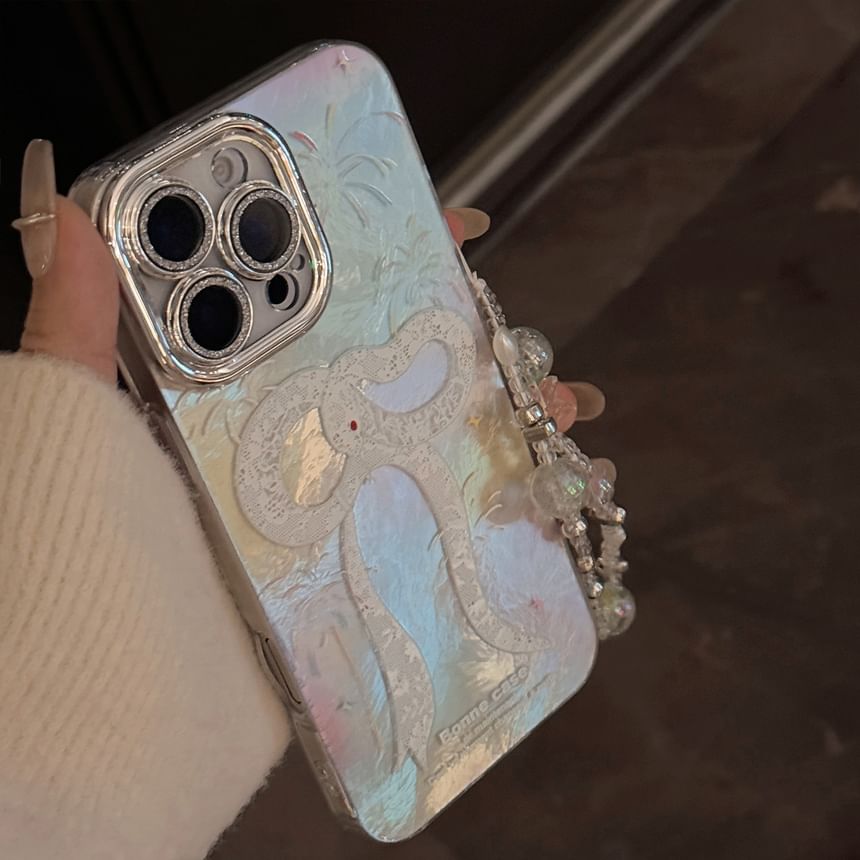 Phone Set Print Case / Bead Snake Strap