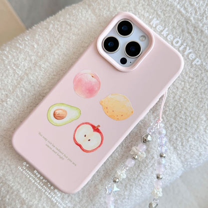 Fruit Phone Bead Case Strap Set Print /