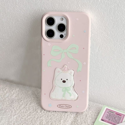 Strap Print Case / Bead Phone Set Dog