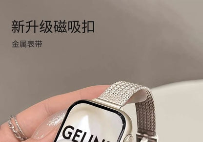 Milanese Stainless Steel Apple Watch Band