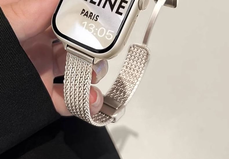 Milanese Stainless Steel Apple Watch Band