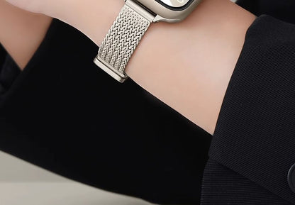 Milanese Stainless Steel Apple Watch Band