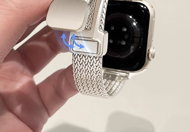 Milanese Stainless Steel Apple Watch Band