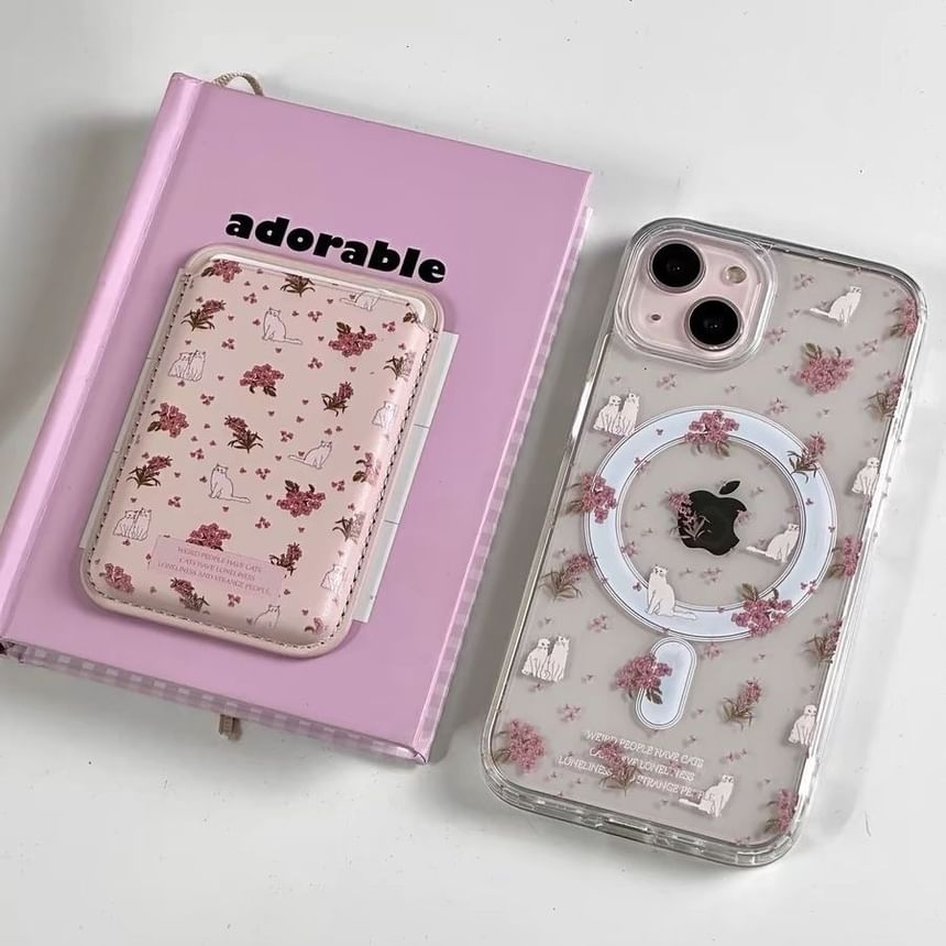 Butterfly Magnetic (Compatible with MagSafe) Phone Case / Card Holder / Set