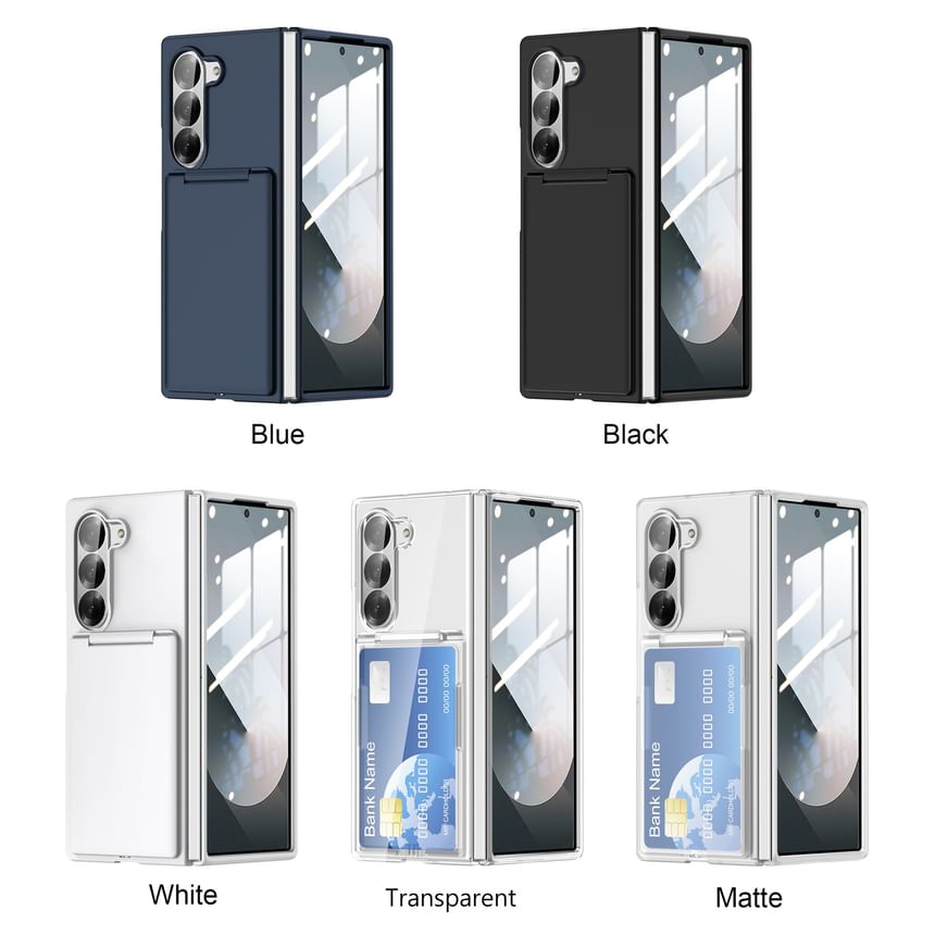 Plain Phone Case with Card Holder