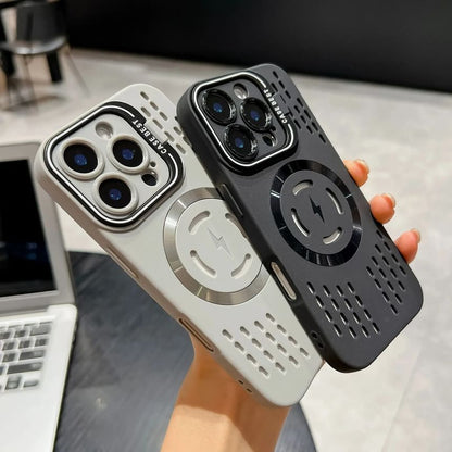 Case Perforated Magnetic MagSafe) with (Compatible iPhone