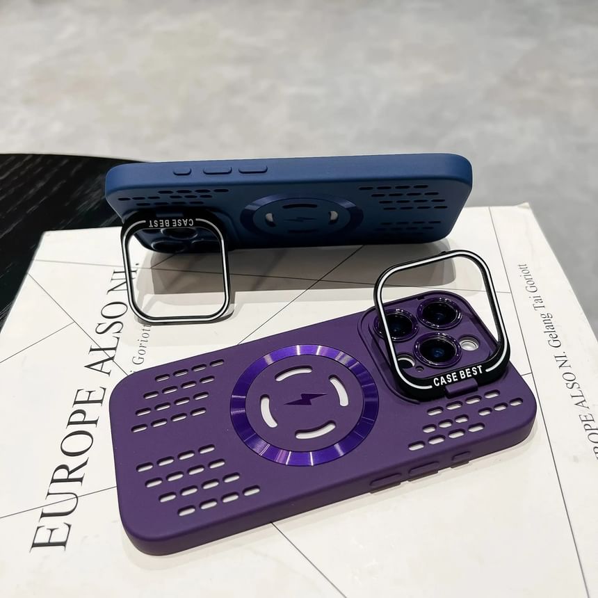 Case Perforated Magnetic MagSafe) with (Compatible iPhone