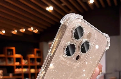 Glitter Transparent iPhone Case