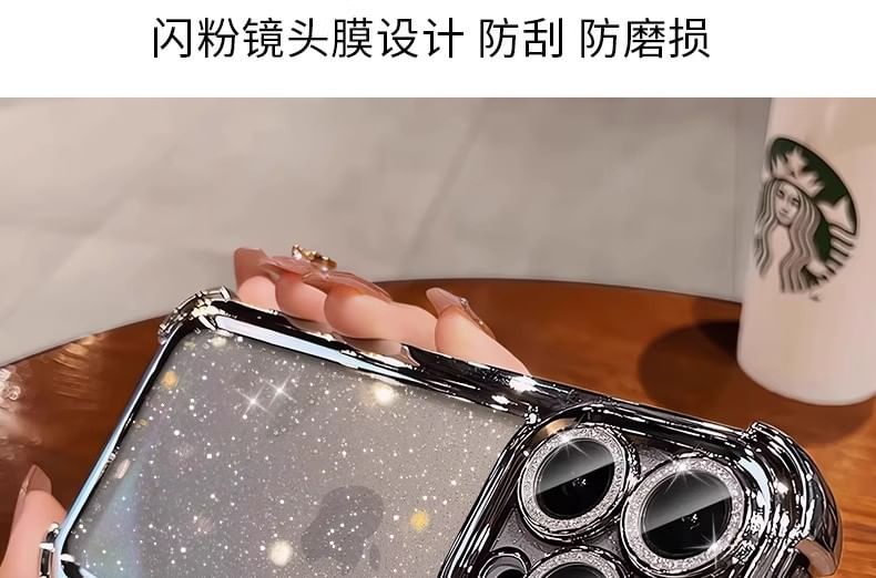 Glitter Transparent iPhone Case