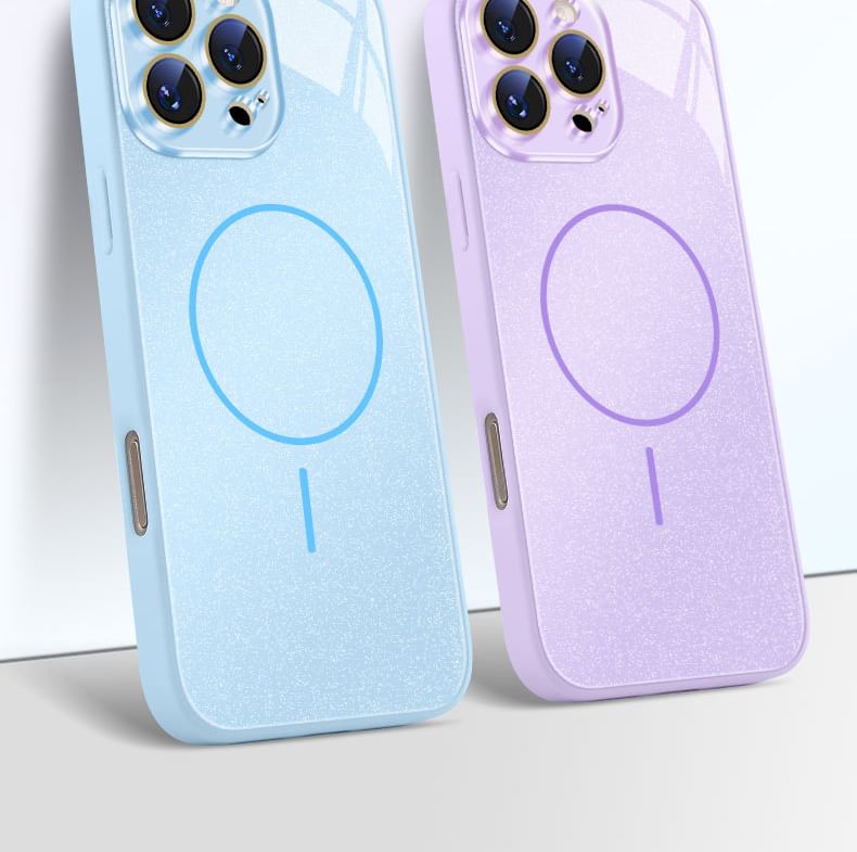 with (Compatible Case MagSafe) Glitter iPhone Magnetic