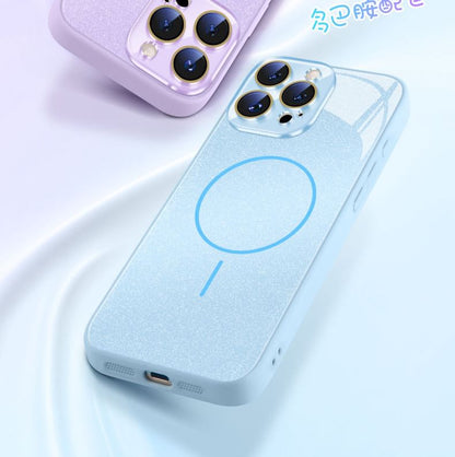 with (Compatible Case MagSafe) Glitter iPhone Magnetic