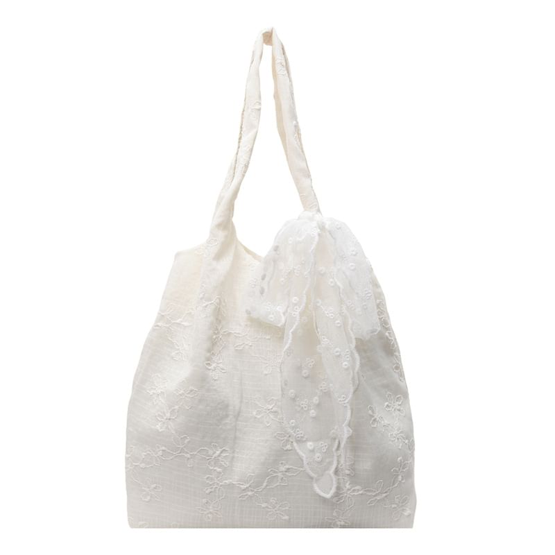 Tote Floral Bag Embroidered