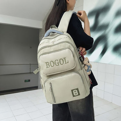 Zip Backpack Lettering