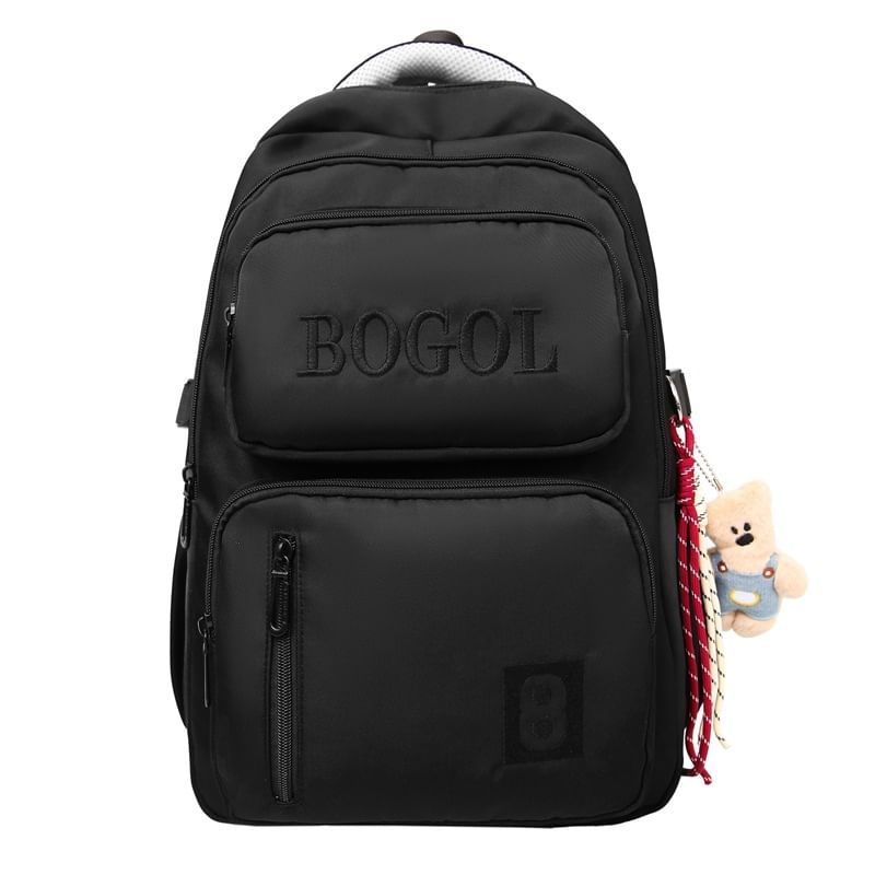 Zip Backpack Lettering