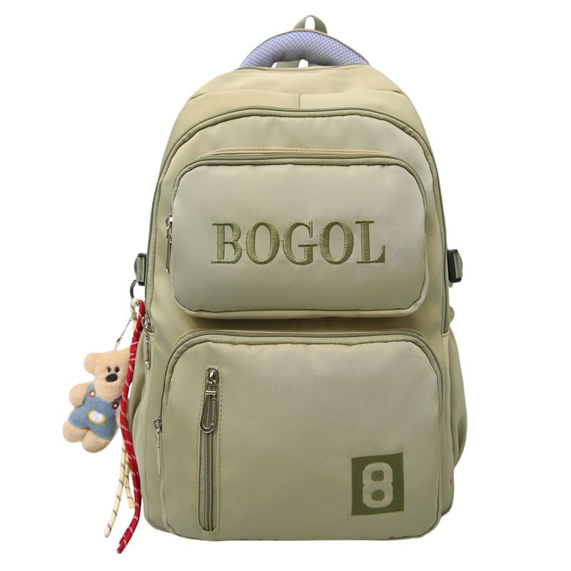 Zip Backpack Lettering