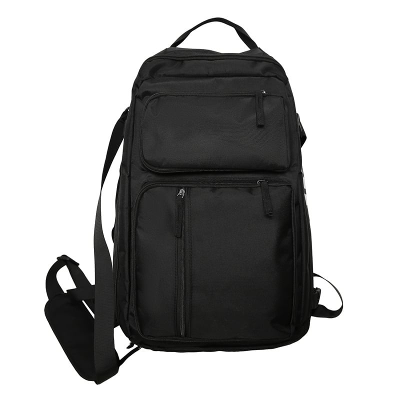 Zip Lettering Backpack