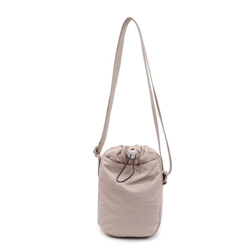 Plain Bag Drawstring Crossbody