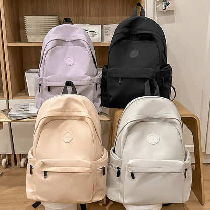 Plain Backpack Zip