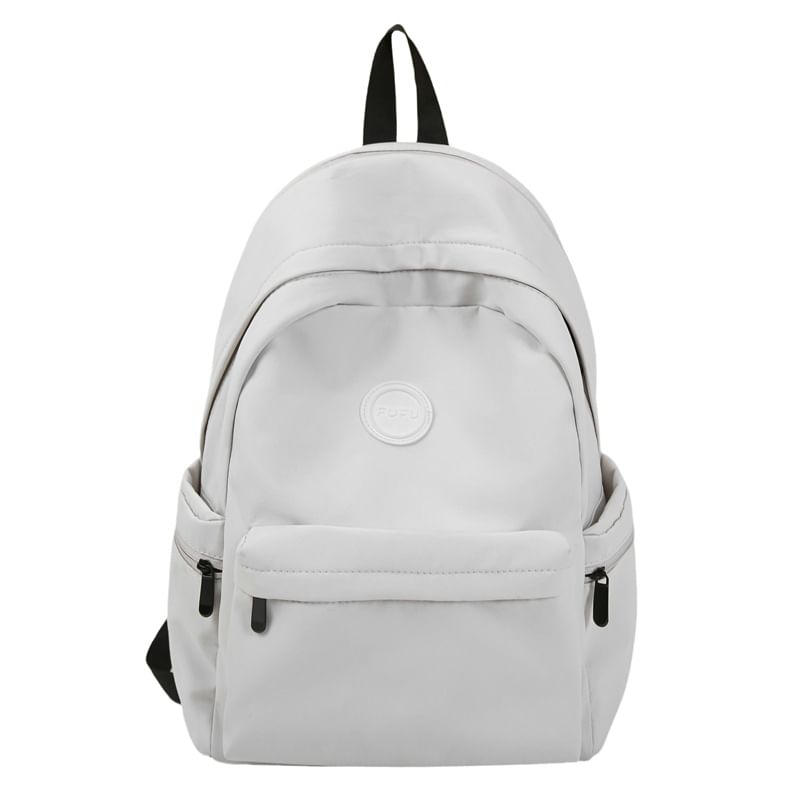 Plain Backpack Zip