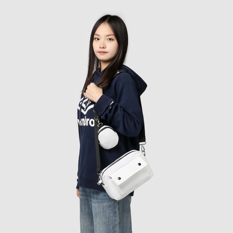 Zip Bag Plain Crossbody