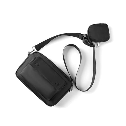 Zip Bag Plain Crossbody
