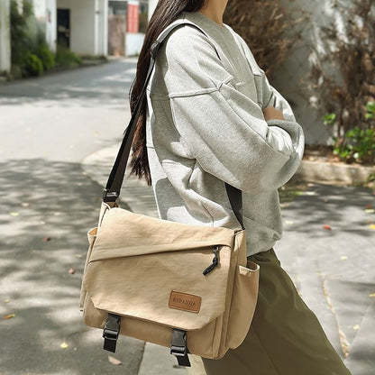 Plain Flap Bag Messenger