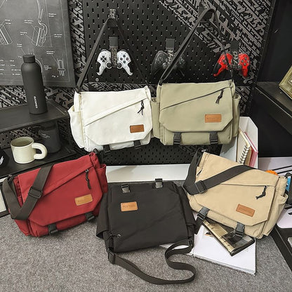 Plain Flap Bag Messenger