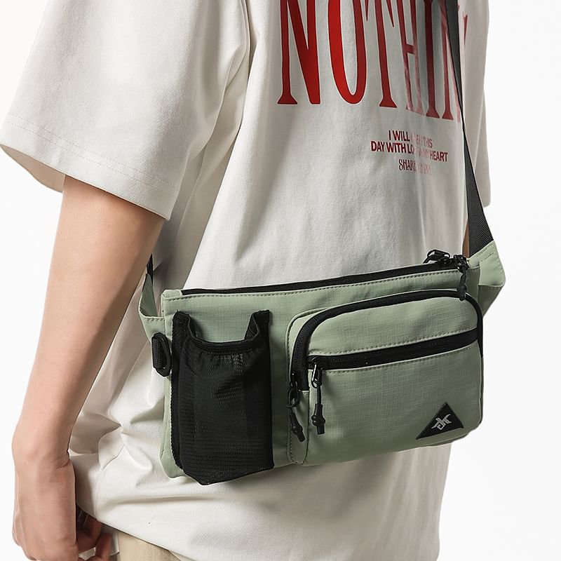 Zip Plain Belt Bag