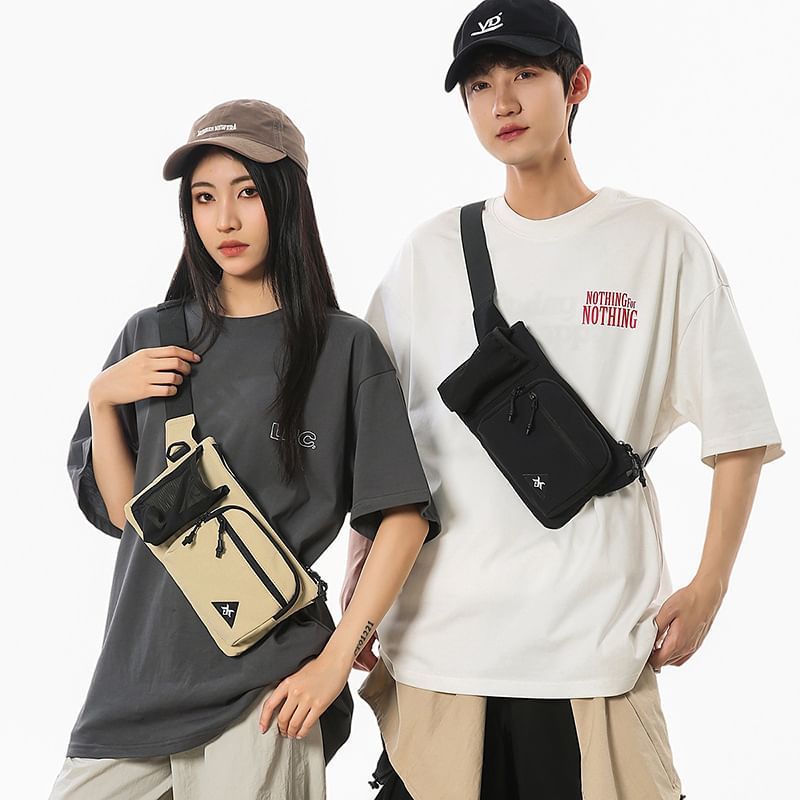 Zip Plain Belt Bag