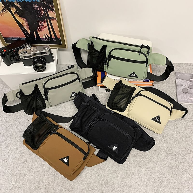 Zip Plain Belt Bag