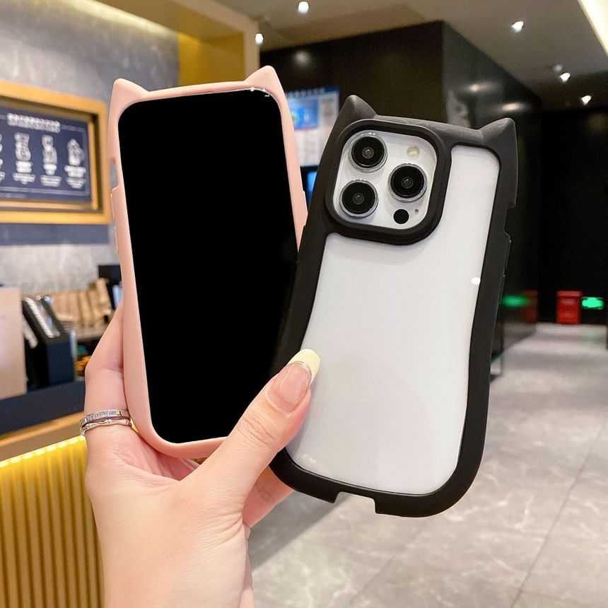 Cat Ear Transparent Phone Case