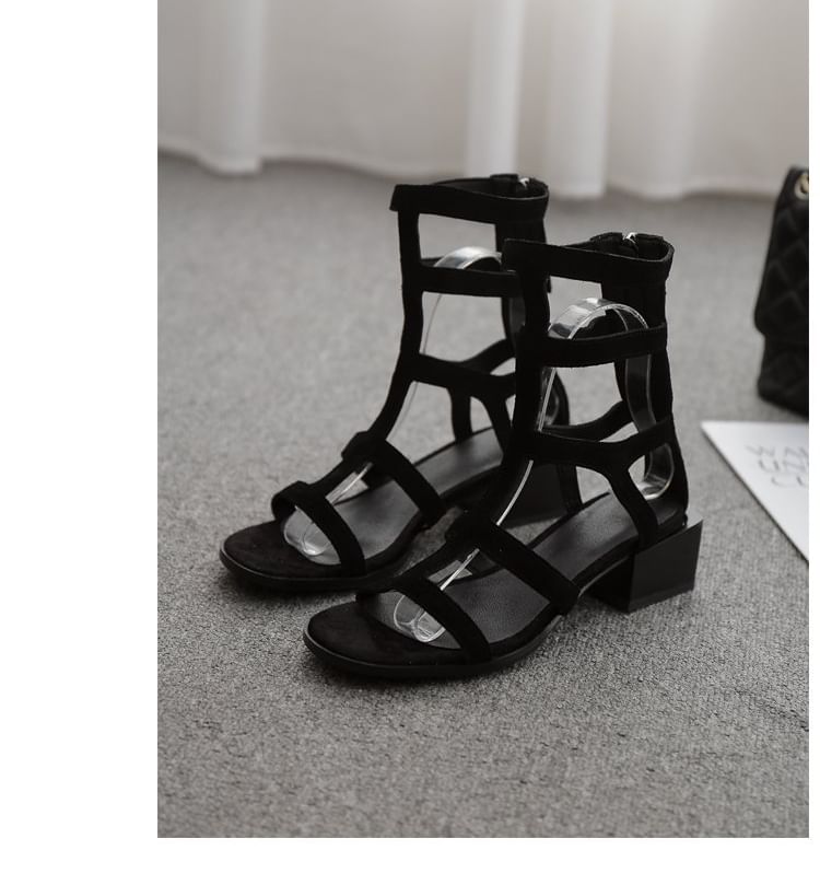Sandals Faux Gladiator Suede