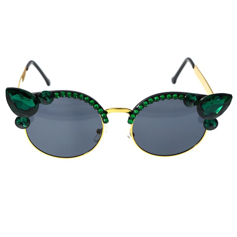 Floral Sunglasses Rhinestone