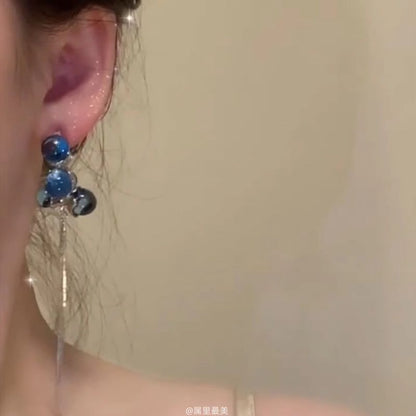 Drop Fringe Earring Beaded