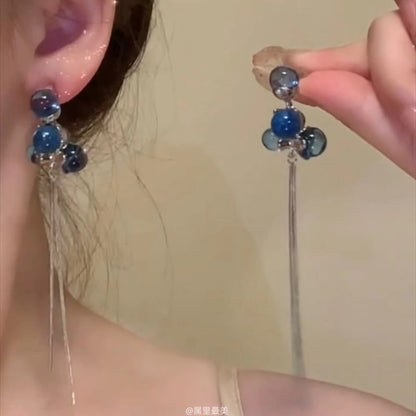 Drop Fringe Earring Beaded
