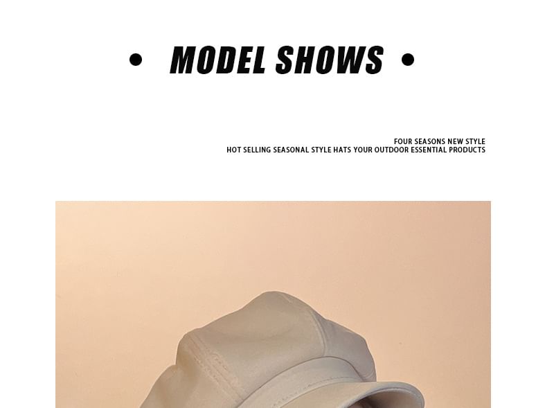 Plain Newsboy Hat