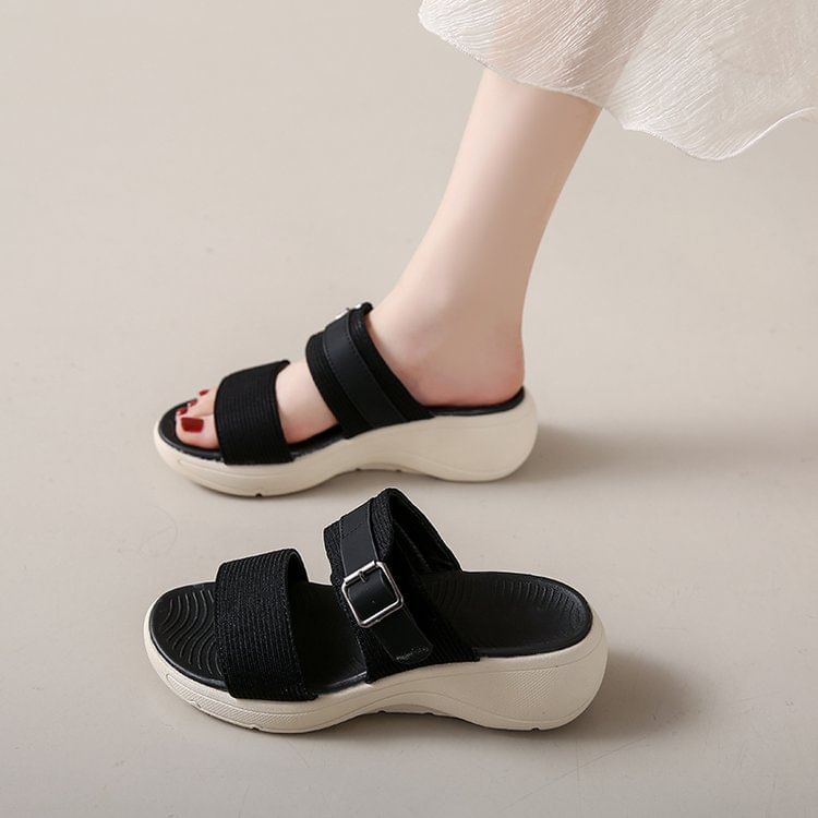Heel Slide Sandals Wedge